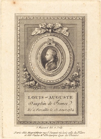 Louis-Auguste, Dauphin af Frankrig af Jean Baptiste Raphael Urbain Massard