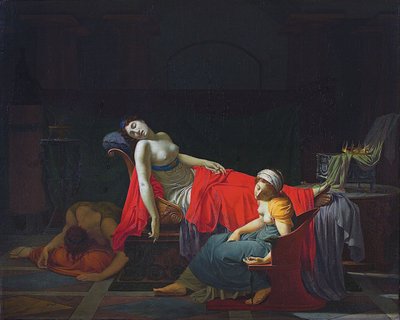 Kleopatras død af Jean Baptiste Regnault