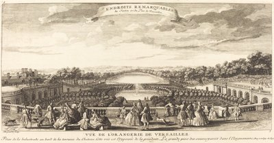 Udsigt over Orangeriet i Versailles af Jean Baptiste Rigaud