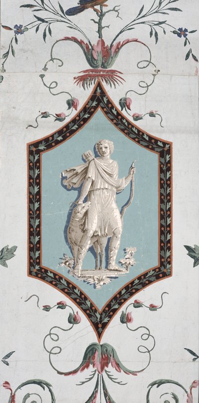 Arabisk tapetdesign (detalje) (se også 254542) af Jean Baptiste Réveillon