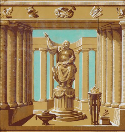 Frise eller Dado: La Constance, Frankrig, 178590. af Jean Baptiste Réveillon