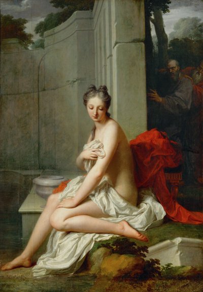 Suzanne au bain - Susanna og de ældre ... af Jean Baptiste Santerre