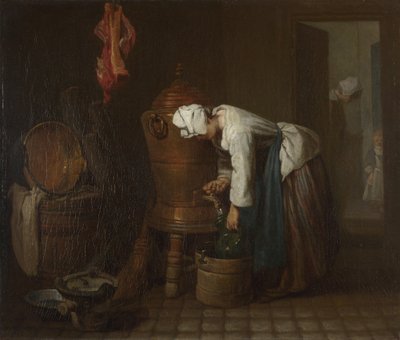 La Fontaine Vandcisternen, 1733 af Jean Baptiste Simeon Chardin