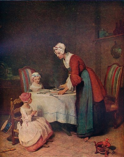 Le Benedicite Grace before Meat, c1740. 1911 af Jean Baptiste Simeon Chardin