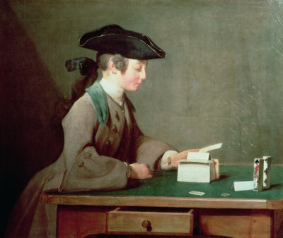 Korthuset, c.1736-37 af Jean Baptiste Simeon Chardin