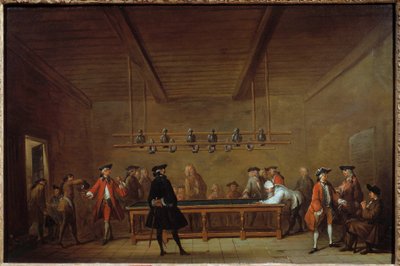 Poolfest-maleriet af Jean Baptiste Simeon Chardin (1699-1779) 1725 søn. 0,55x0,83 m Paris, Musee Carnavalet af Jean Baptiste Simeon Chardin