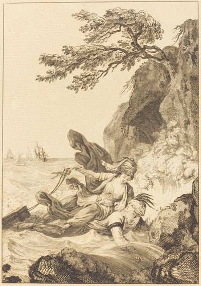 Kongen af ​​Garbes forlovede: Kassetten af Jean Baptiste Tilliard after Charles Monnet