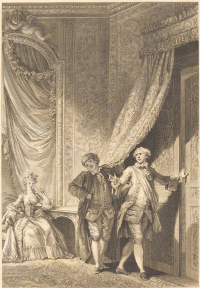 Det storslåede af Jean Baptiste Tilliard after Jean Honoré Fragonard
