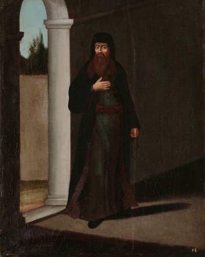 En græsk præst af Jean Baptiste Vanmour (workshop of)