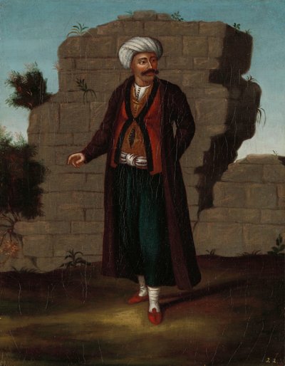 Mand fra øen Mykonos af Jean Baptiste Vanmour (workshop of)