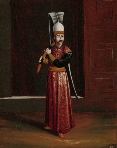 Seliktar Agassi, Equerry to the Sultan (Supreme Weapon-Bearer) af Jean Baptiste Vanmour (workshop of)