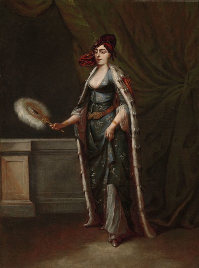 En tyrkisk kvinde tyrkisk kvinde af Jean Baptiste Vanmour