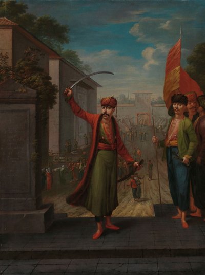 Protektor Halil, ca. 1730 af Jean Baptiste Vanmour