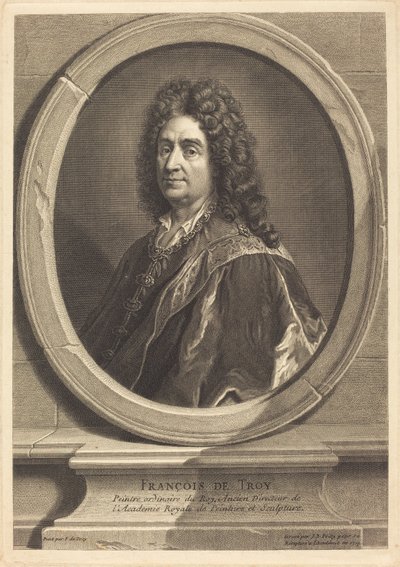Frans af Troja af Jean Baptiste de Poilly after François