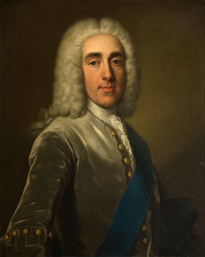 Portræt af den 4. jarl af Chesterfield 1694-1773, 1738-42. af Jean Baptiste van Loo