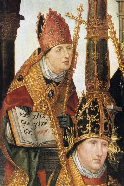 Bebudelsesdetalje, 1516-1517 af Jean the Elder Bellegambe