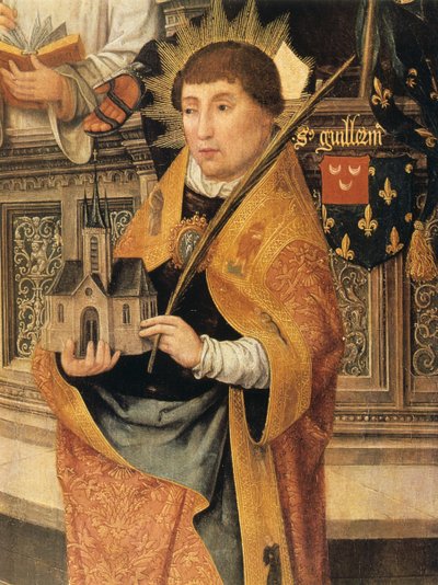 Bebudelsesdetalje, 1516-1517 af Jean the Elder Bellegambe