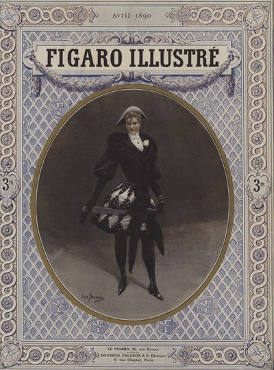 Harlekin Fin de Siecle af Jean Beraud