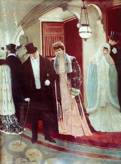 Par a l Opera af Jean Beraud