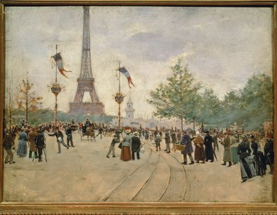 Indgang til verdensudstillingen i Paris ... af Jean Beraud