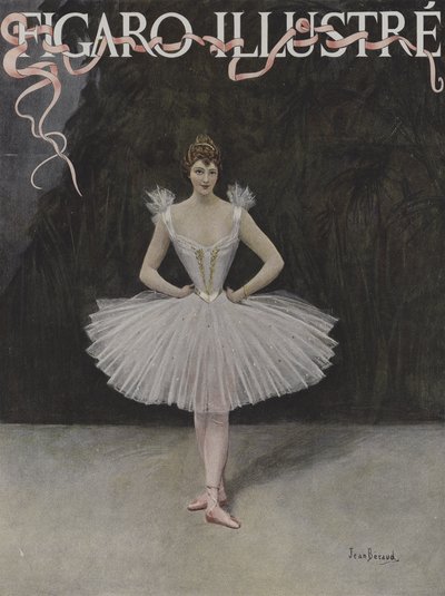 Danseren. Forside af Le Figaro Illustre, februar 1895 af Jean Beraud
