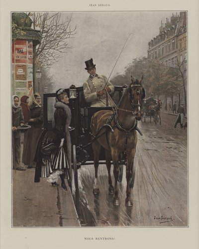 Vi går tilbage! af Jean Beraud