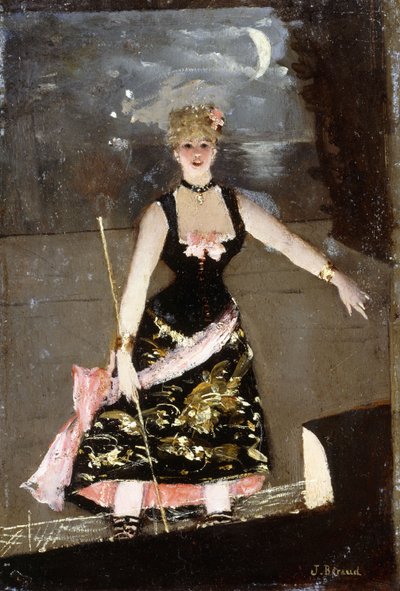 Music Hall-sangeren, af Jean Beraud