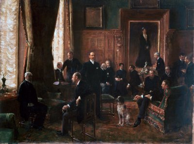 Grevinde Potockas salon, 1887 af Jean Beraud