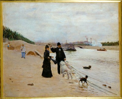 Seines bredder (maleri på lærred) af Jean Beraud