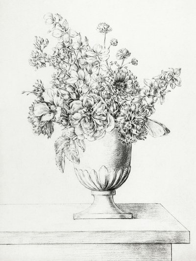 Blomster i en vase af Jean Bernard
