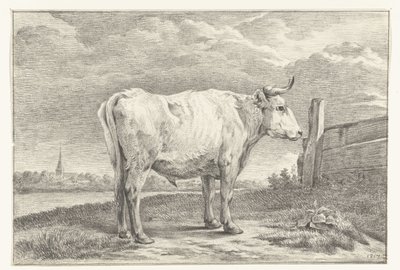 Stående tyr, til højre af Jean Bernard