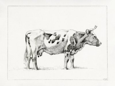 Stående ko (1820) af Jean Bernard