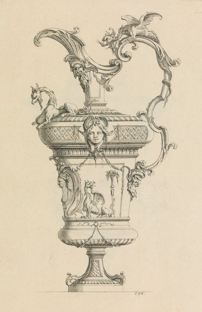 Ny Vasebog, 1716 eller efter., 1716 eller senere. af Jean Bernard Toro