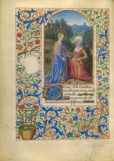 Die Heimsuchung af Jean Bourdichon