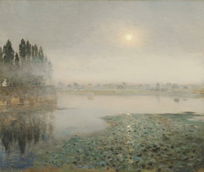 Mist on the River, ca. 1889 af Jean Charles Cazin
