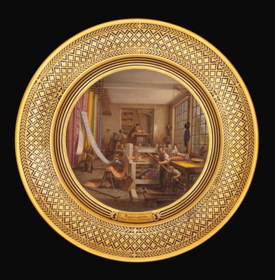Vægmalerier, c.1820-35 af Jean Charles Develly