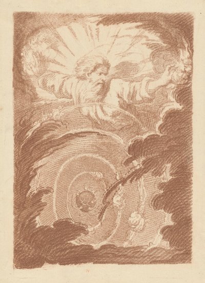 Gud Faderen skaber himlen af Jean Charles François