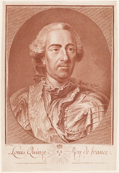Louis Quinze, konge af Frankrig (Louis XV) af Jean Charles François