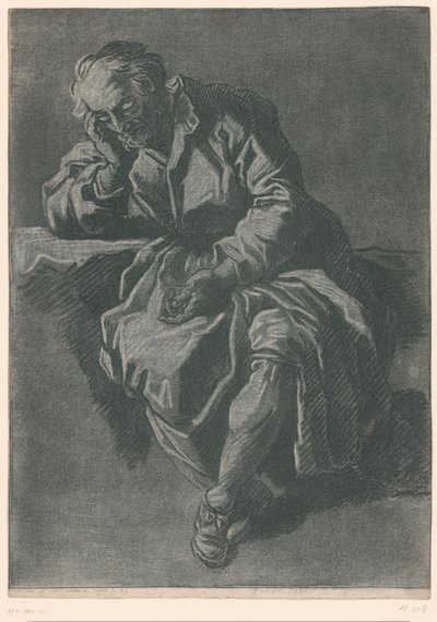 siddende mand af Jean Charles François