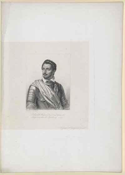 Roger Bellegarde (print) af Jean Charles Langlois