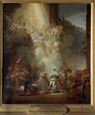 Omvendelse af Henri de Joyeuse (1567-1608) af Jean Charles Tardieu