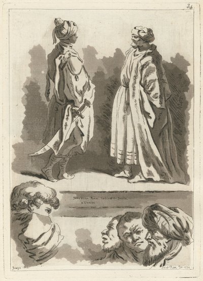 Fragmenter valgt fra de mest interessante malerier og lærreder af paladser og kirker i Italien af Jean Claude Richard, Abbé de Saint Non