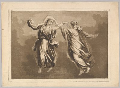 Udvalgte fragmenter fra de mest interessante malerier og billeder af pal..., 1700-tallet. af Jean Claude Richard Saint Non