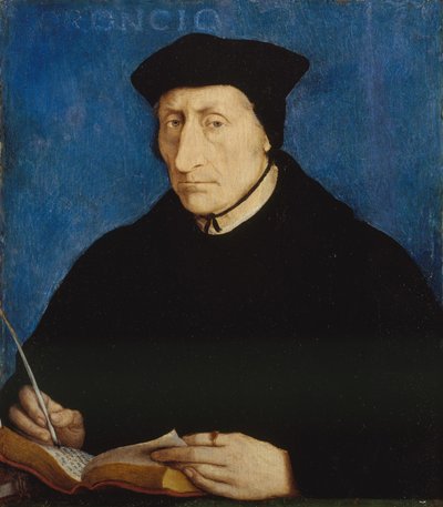 Guillaume Budé, ca. 1536 (olie på træ) af Jean Clouet