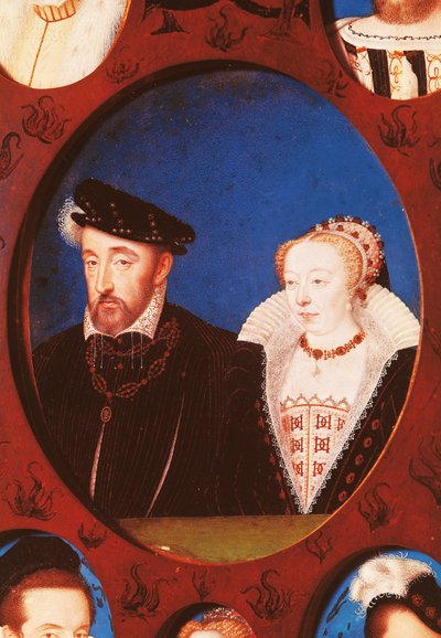 Portræt af Henrik II af Frankrig (Saint-Germain-en-Laye af Jean Clouet
