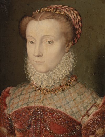 Kvindehoved af Jean Clouet