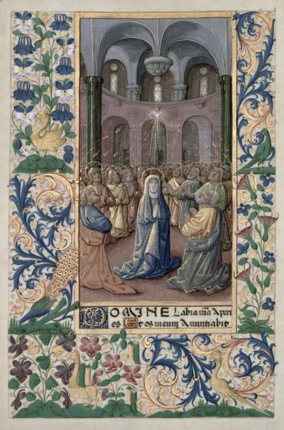 Fru Lat. Q.v.I.126 f.86v Pinsedag, fra 