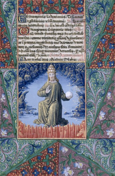 Fru Lat. Q.v.I.126 f.89 Kristus i Majestæt, fra 