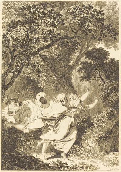 Klokken af Jean Dambrun after Jean Honoré Fragonard