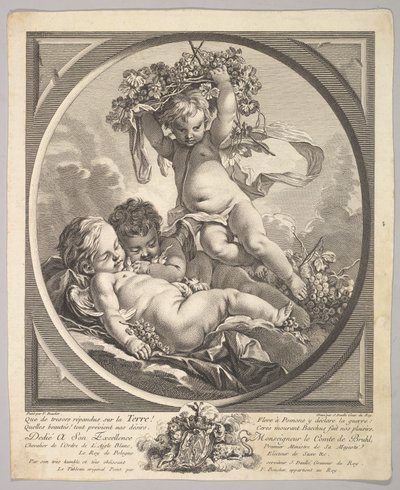 Jorden, ca. 1748. af Jean Daullé
